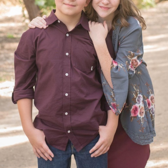 Floral Kimono W/ Lace Patchwork - Picture 8 of 8